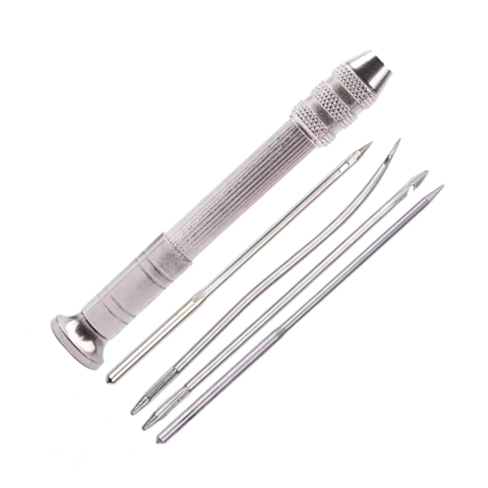 Leather Sewing Awl Set Shoes Repair Punch Stitching Needle Alloy+Copper New