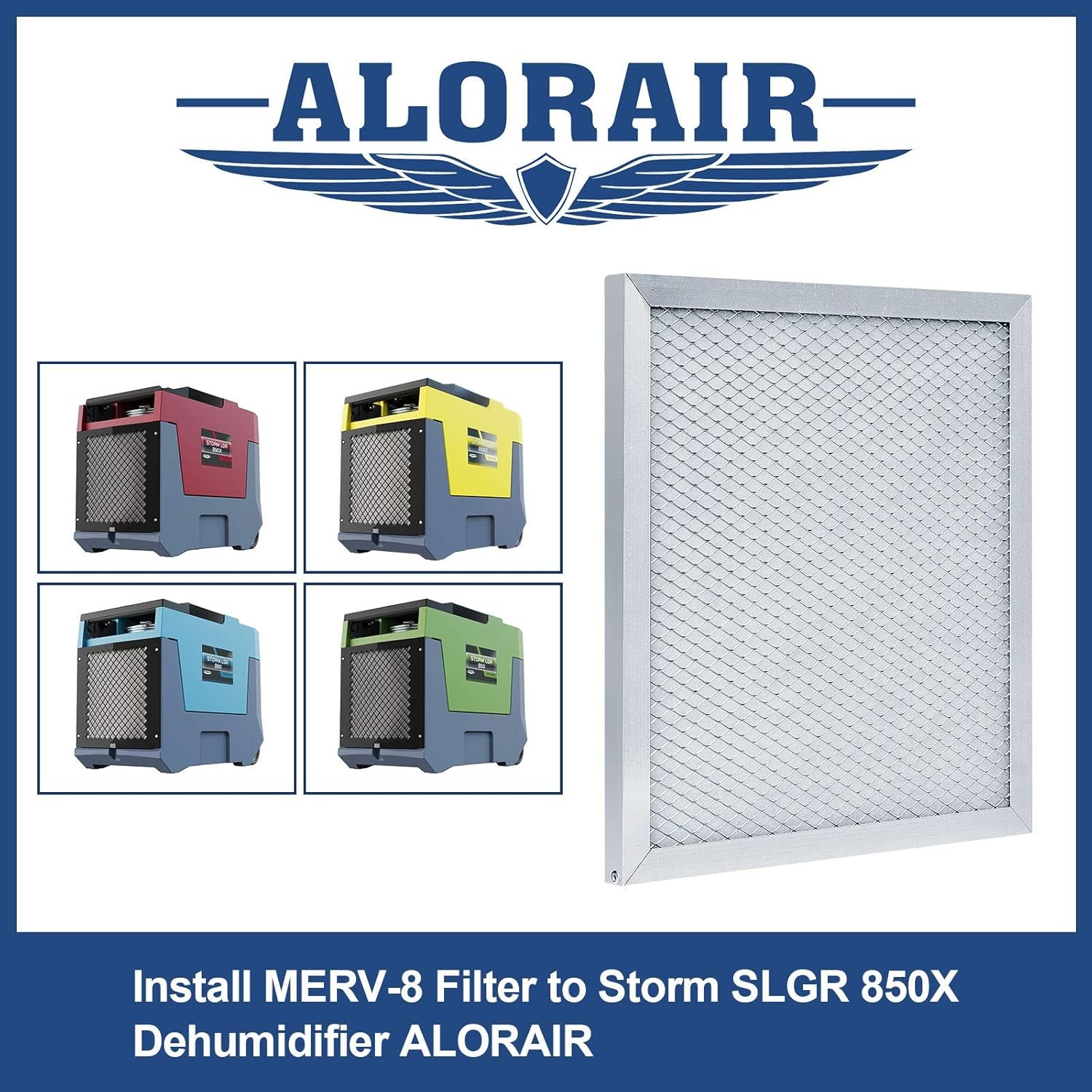 Alorair MERV-8 air Filter for Storm SLGR 850/850X & LGR 850 Dehumidifiers 3 Pack