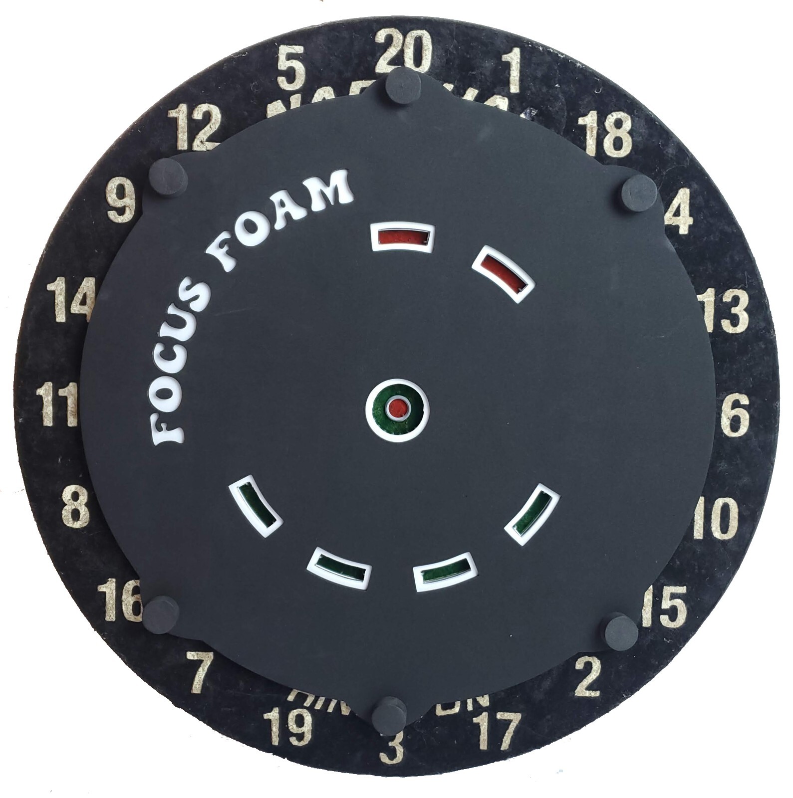 Focus Foam Fit to Form Cricket Trips Steel Tip Dartboard Trainer (Non Magnetic)