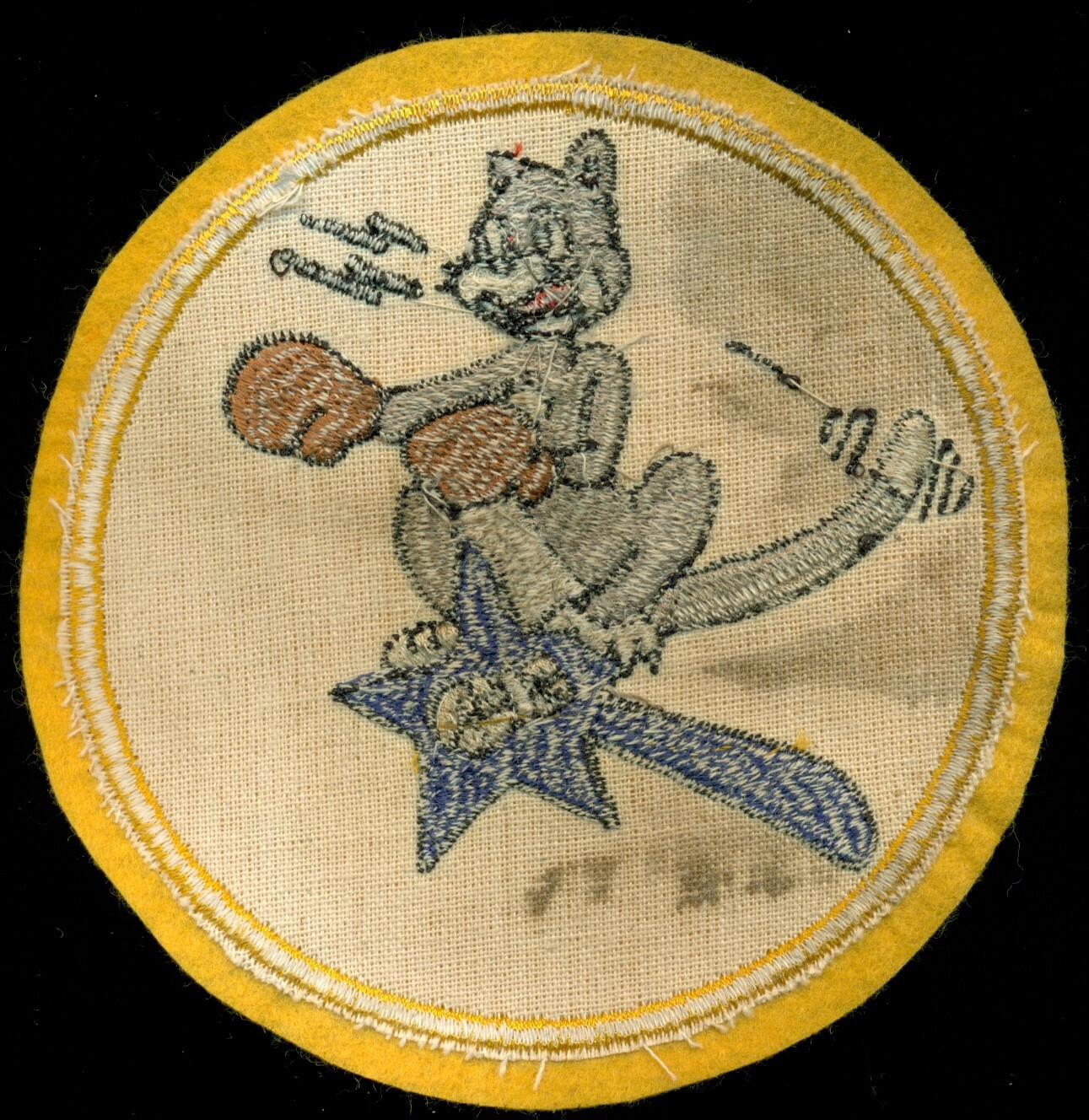 After WWII USAAF USAF ARMY Fighter Squadron Patch U-4