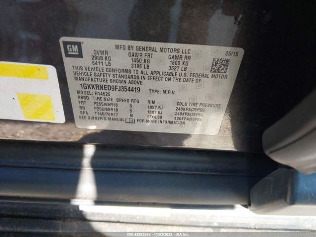 ACADIA    2015 Glove Box 4901209
