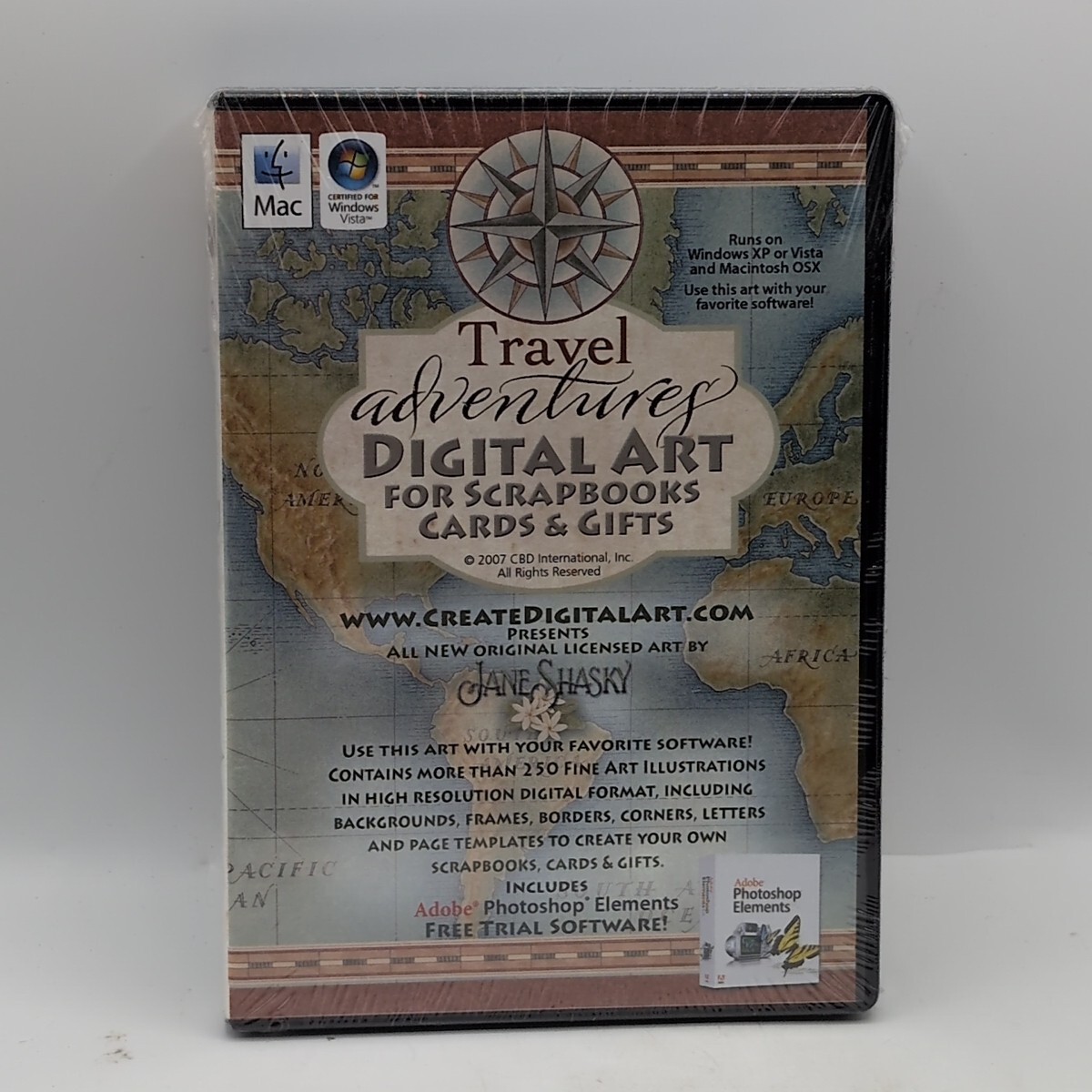 Jane Shasky Travel Adventures Digital Art For Scrapbooks & Gifts For PC & Mac