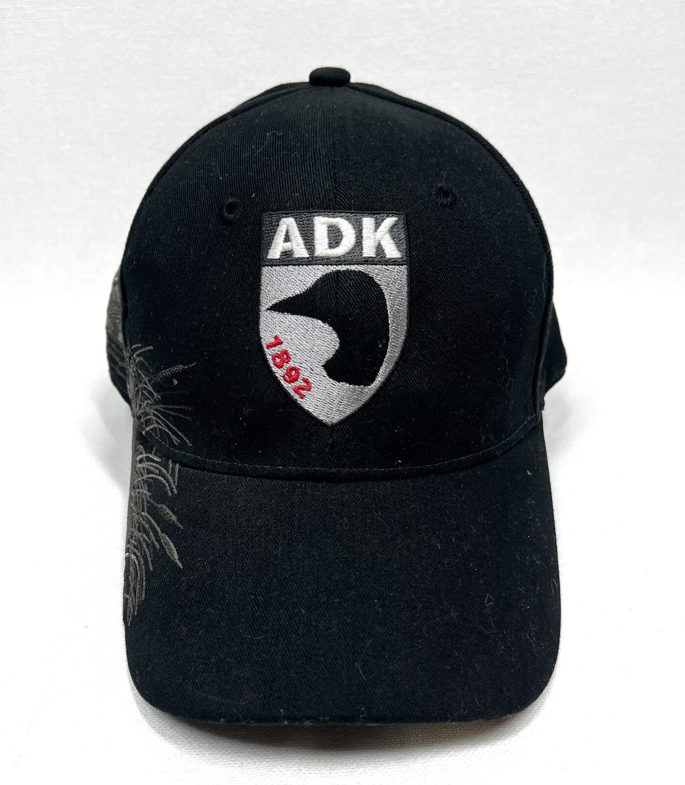 Dri Duck Traders Black Embroidered Duck Hook Loop Adjustable Strapback ADK 1892