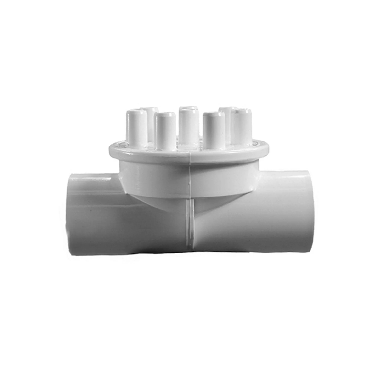 672-5070 Waterway PVC Manifold 1"S x 1"S x (8) 3/8"SB Ports for Dynasty Spa