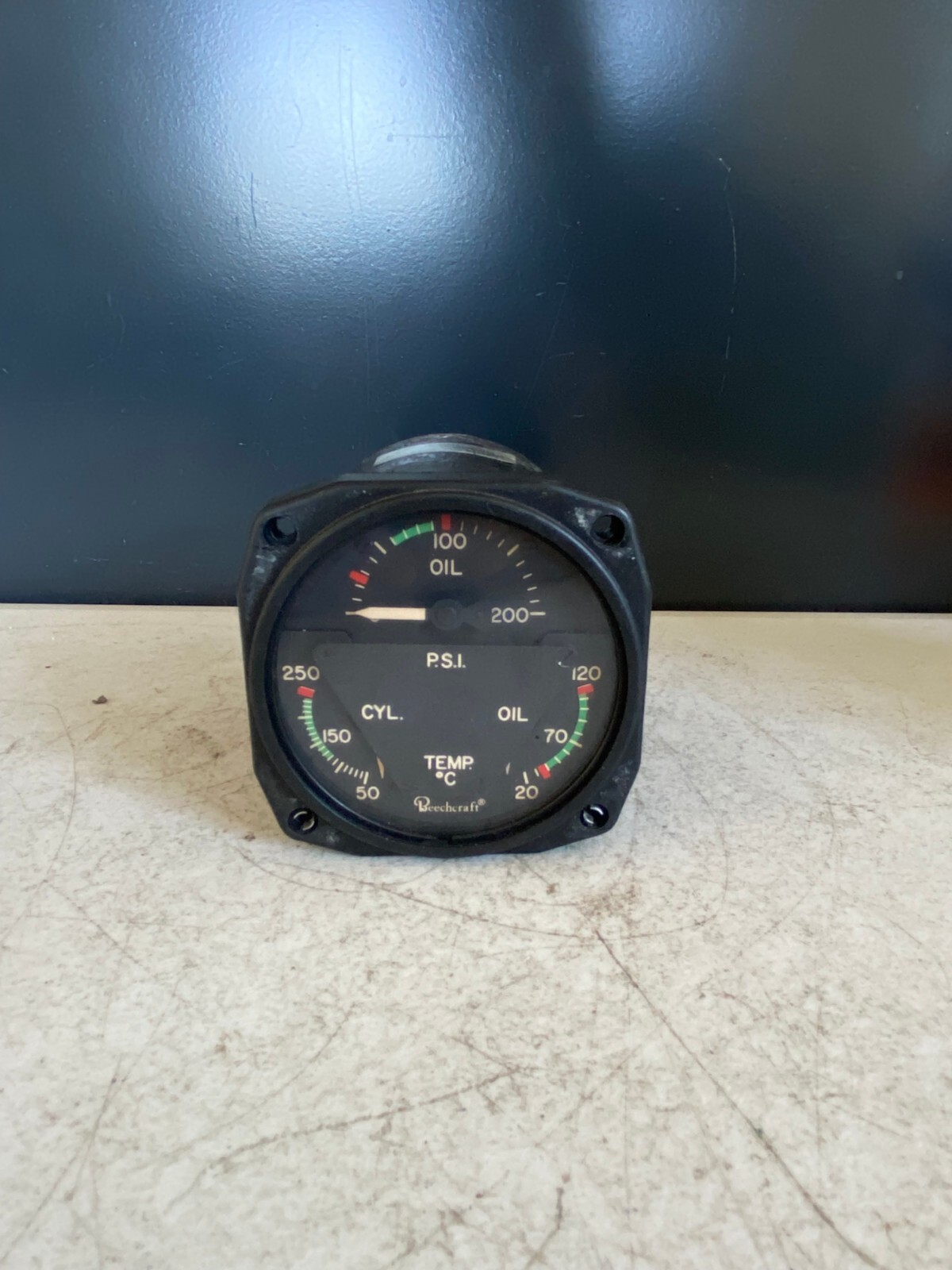 Weston Instruments, Inc. 3 in 1 Engine Gauge P/N: 22-804-021-2A
