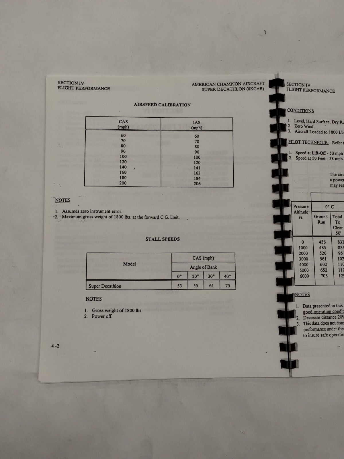 American Champion Super Decathlon 8KCAB Pilots Operating Manual-Copy