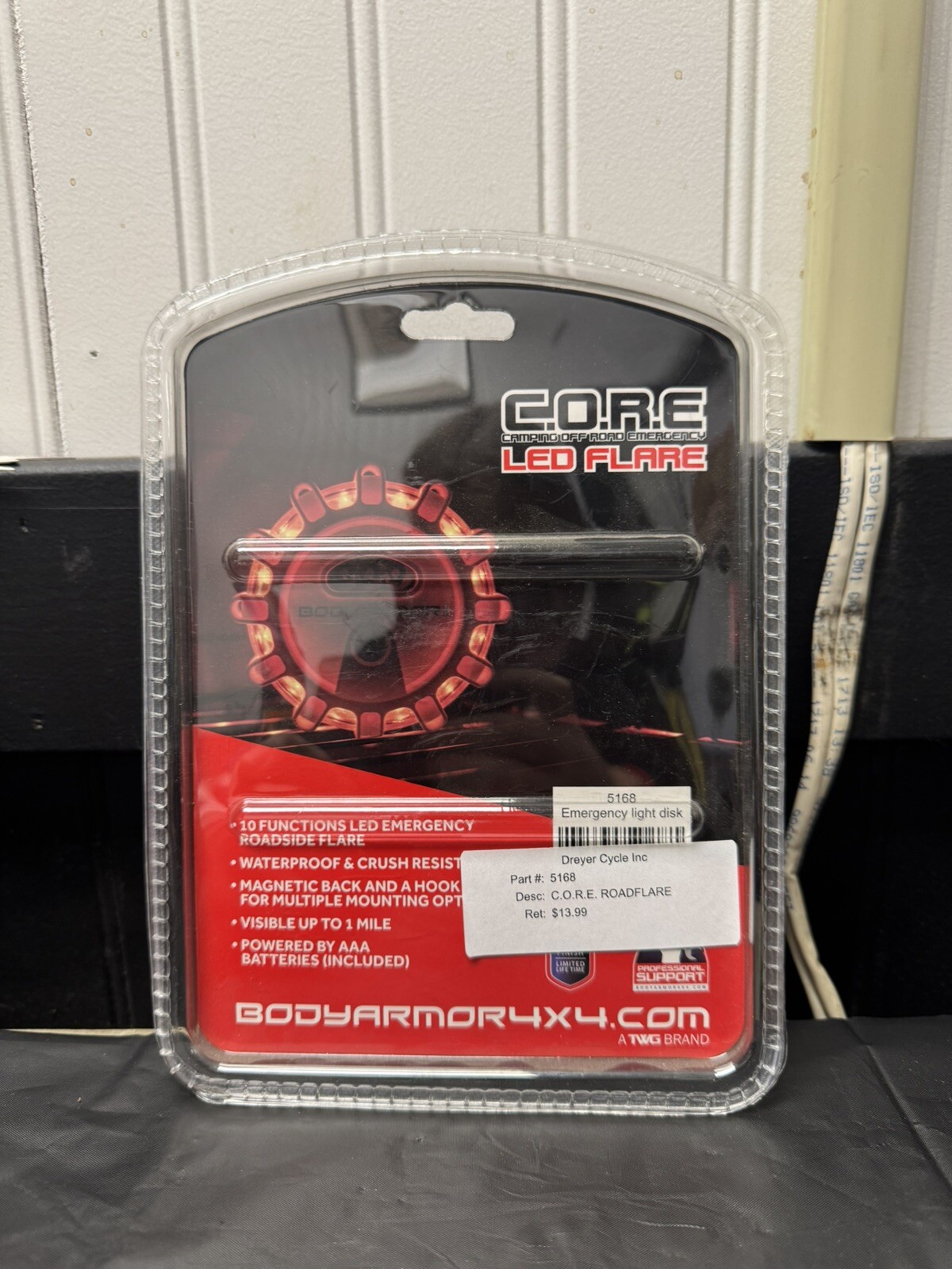 Body Armor 4x4 Core LED 9-function Emergency Road Flare-Each FREE SHIPPING