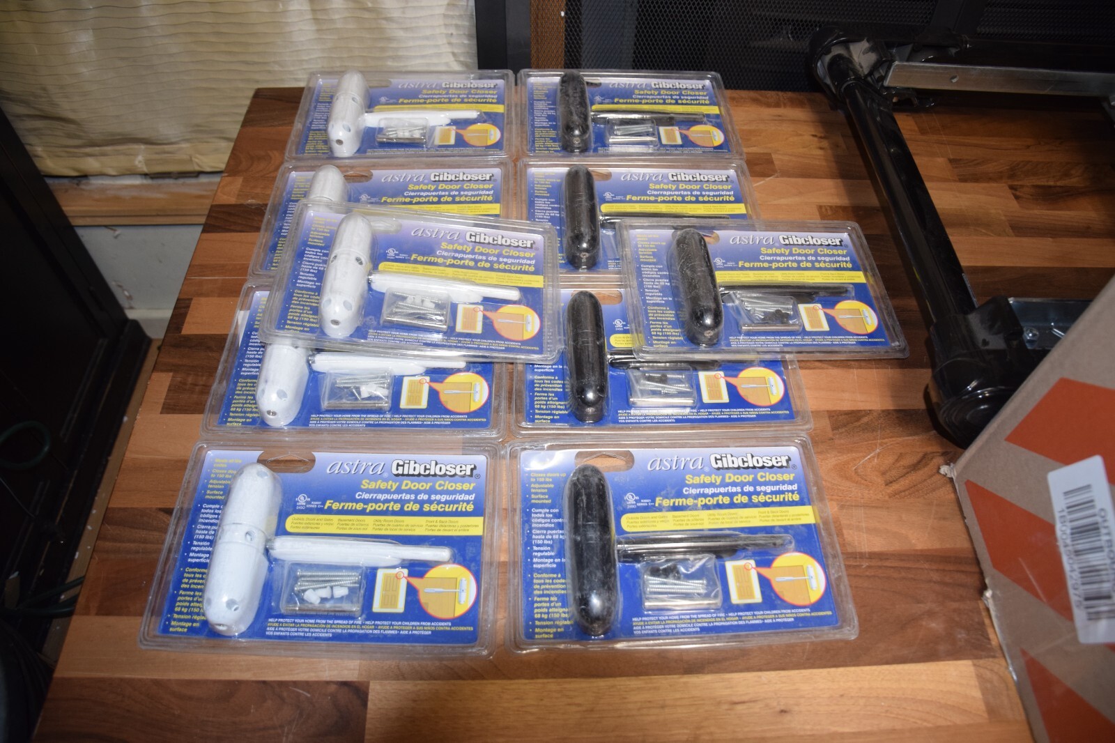 Lot of (10) Astra Gibcloser KC10HD KC16HD  5 white,  5 black