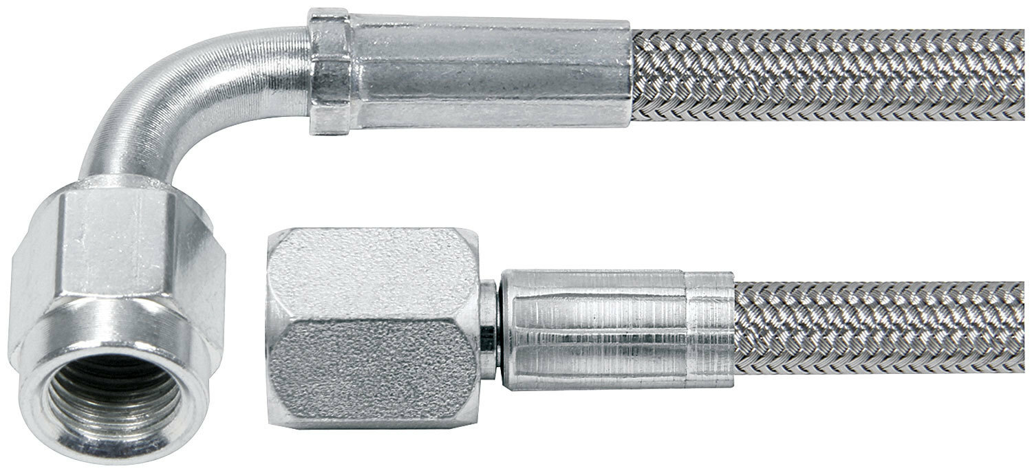 ALLSTAR PERFORMANCE 24in #4 Line -4 Str/-4 90 Deg Tube Style