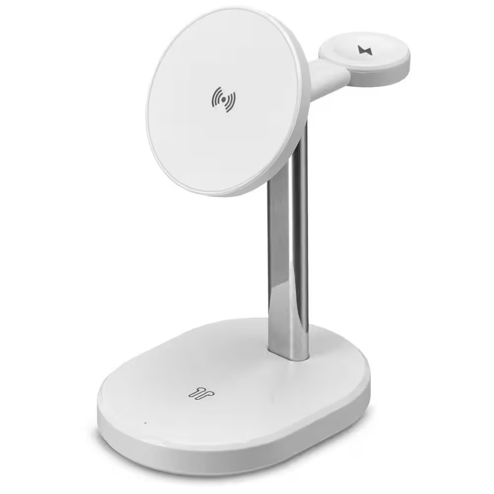 3-In-1 Wireless Charging Stand, Charges Phone, Smartwatch, and Earbuds, Output P