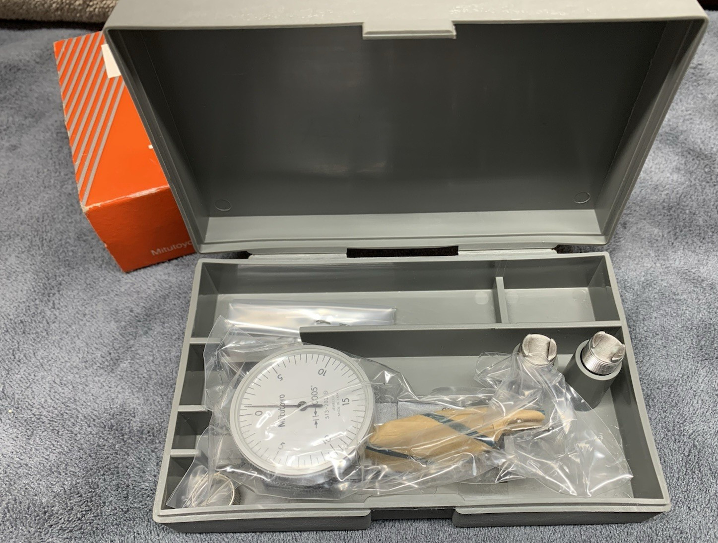 Machinist Tools: Mitutoyo Dial Test Indicator (NOS) 513-202 /.0005 Grad
