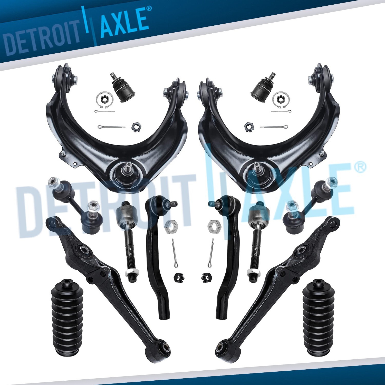 14pc Front Control Arm Tie Rod Sway Bar Link for 99-02 Honda Accord Acura CL TL