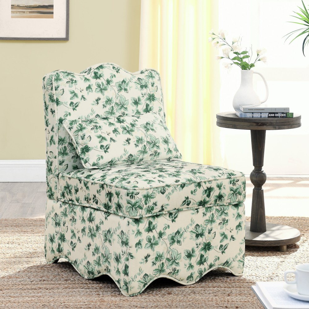 Flannel single dining chair with soft seat cushion and backrest, DJYC1
