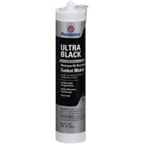 Permatex 24105 Ultra Black RTV Gasket Maker 13 oz Cartridge – Oil Resistant Seal