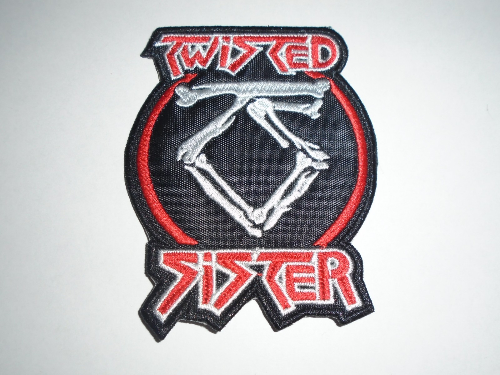TWISTED SISTER EMBROIDERED PATCH