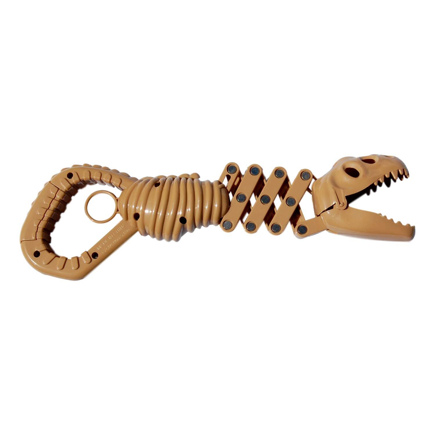Kids Stuff Dinosaur Head Grabber, Tan T-Rex Dino Reach Toy