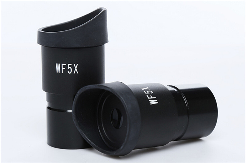 2pcs WF5X Wide Angle Stereo Microscope Eyepiece 20mm Field of View 30.5mm Mount