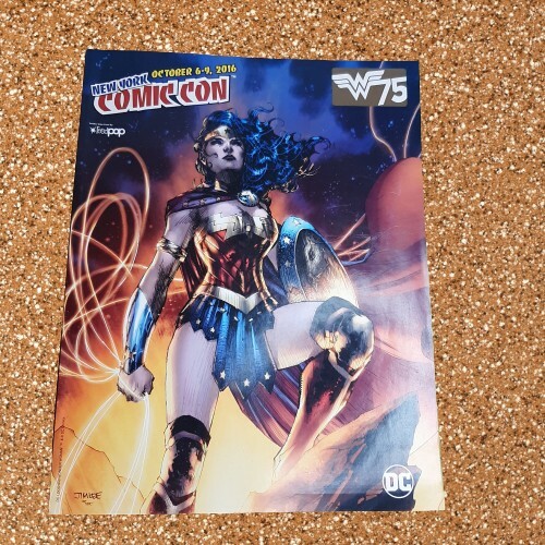 NYCC New York Comic Con 2016 Program Wonder Woman Walking Dead  Boook
