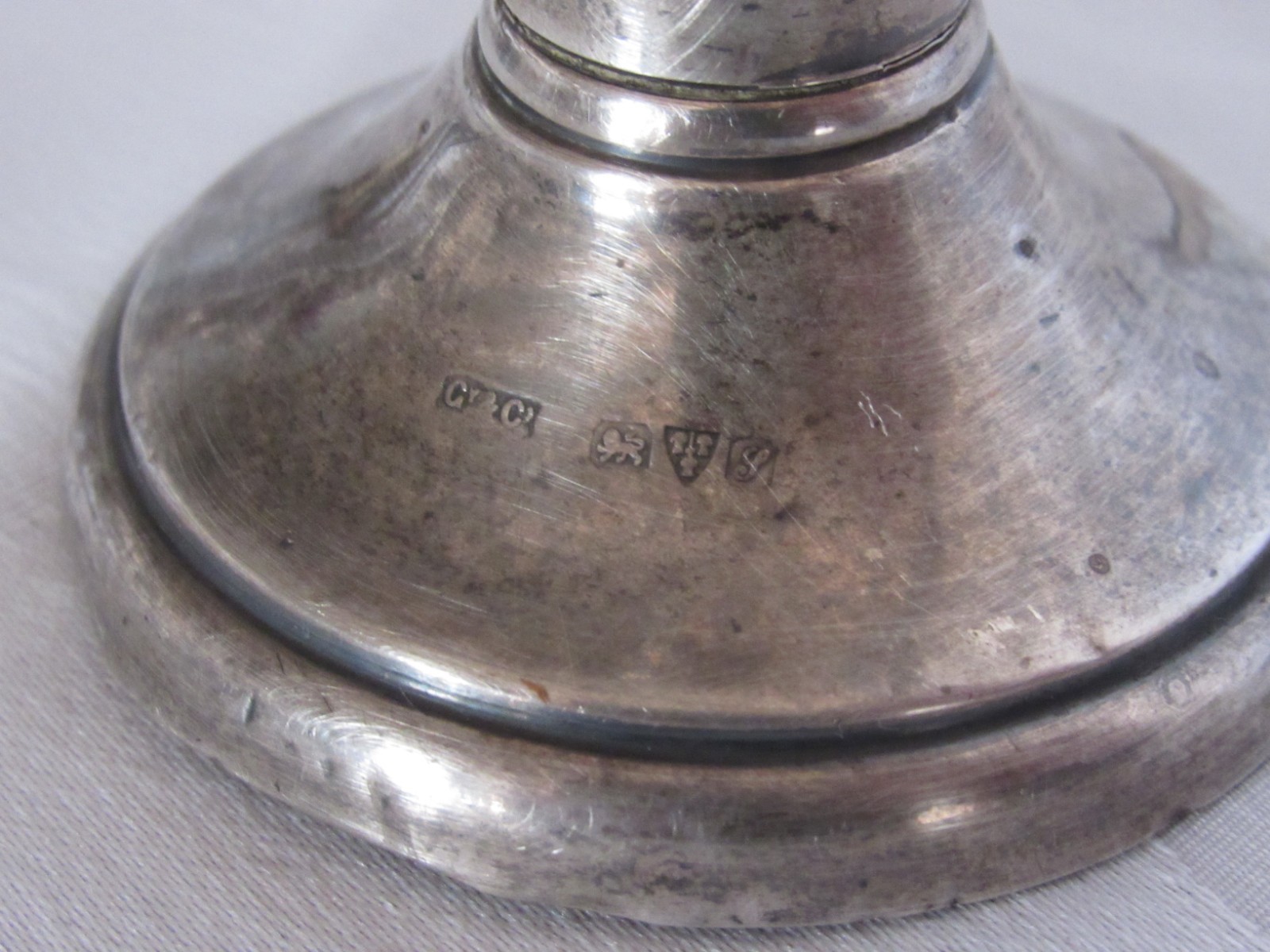 11E10 Scale Précision Trebuchet Solid Silver English Gray Grey & Co 1918