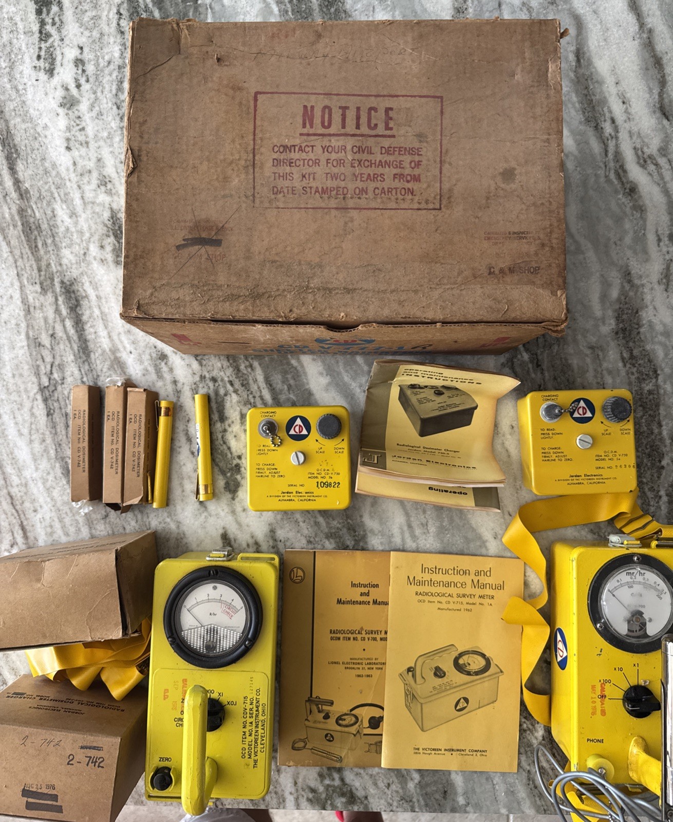 CD V-777-1. Radiation Detector Kit Complete With Original Box!