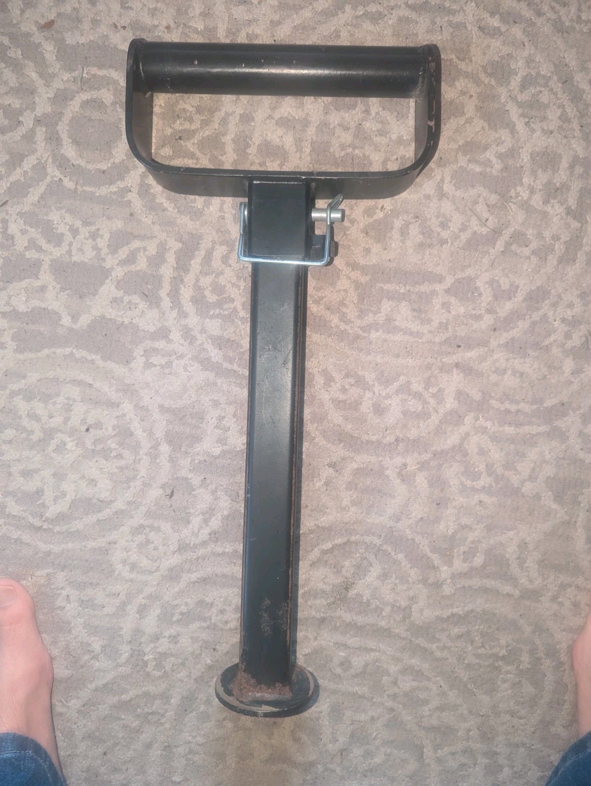 plate loading kettlebell swing handle