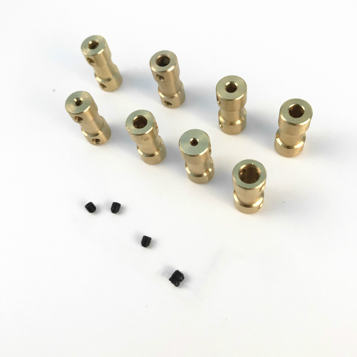 2/3/4/5/6/mm Brass Motor Shaft Coupler Connector Extended Coupling For DIY