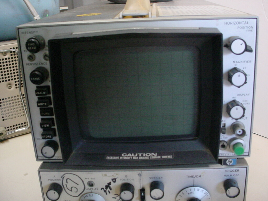HP 181A Oscilloscope with extras