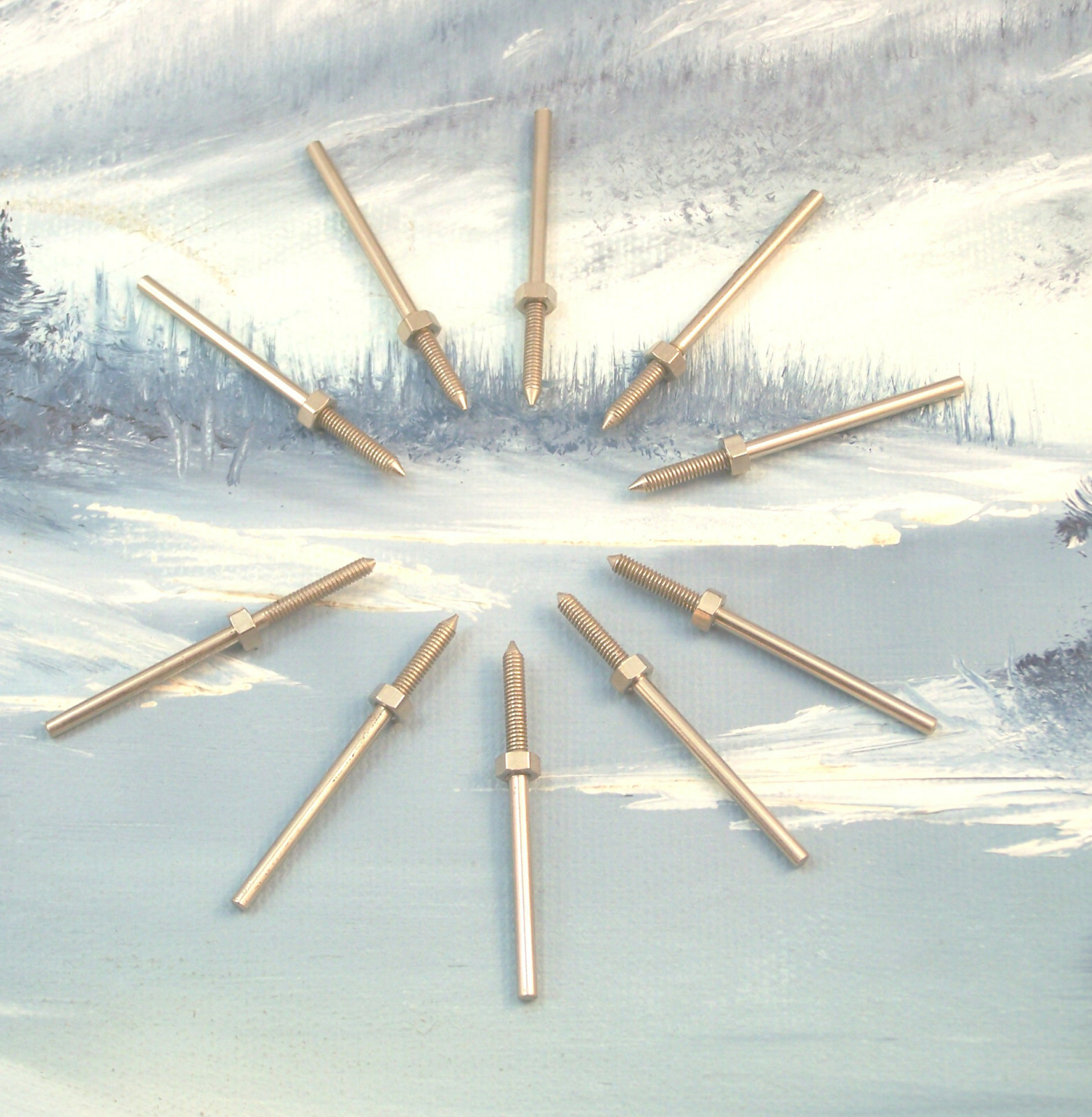 ROTARY TOOL MANDRELS  ~ 10 Pcs. ~ 3/32" SHANK ~ NEW