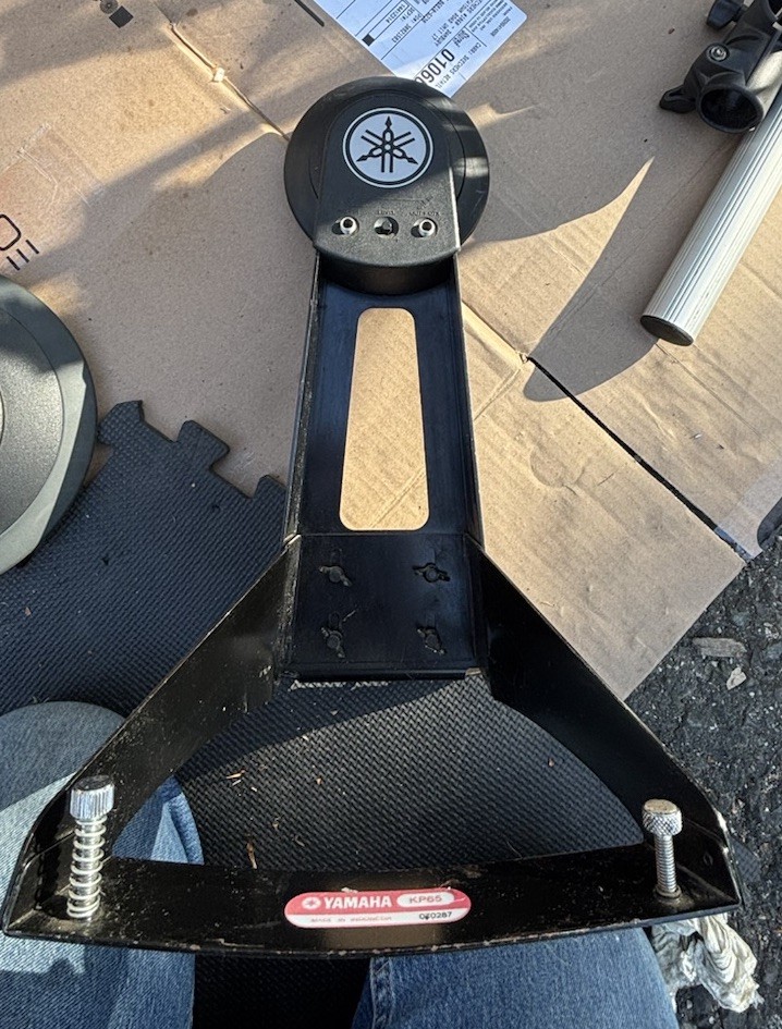 Yamaha KP65 Electronic Drum Kick Tower Pad Bass Drum Trigger Used DTX