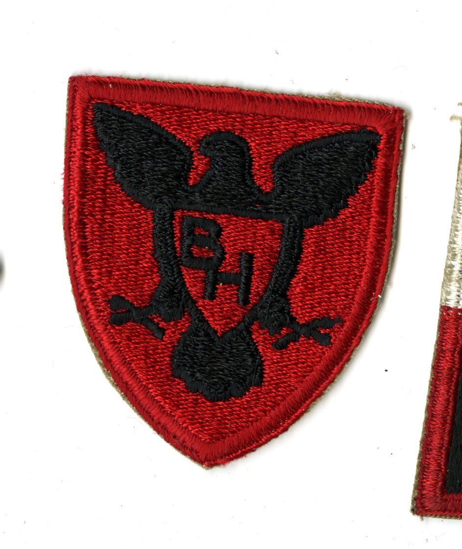 86th Infantry Division White Back Patch WWII Vintage Germany Czechoslovakia