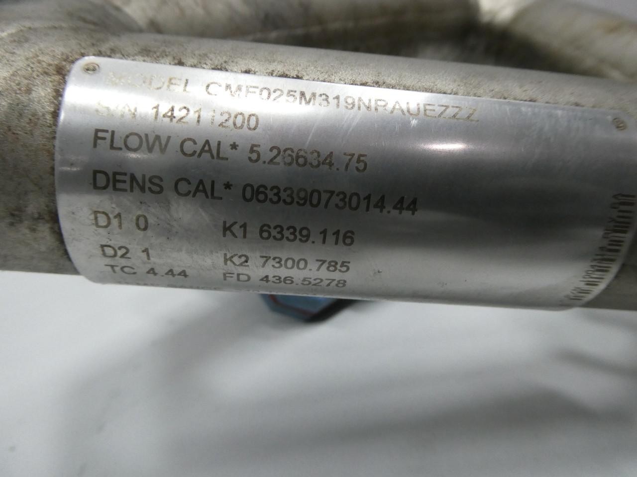 Micro Motion CMF025M319NRAUEZZZ Mass Flow Sensor