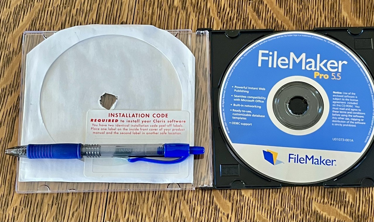 Claris Filemaker Pro 5.5 (MAC)