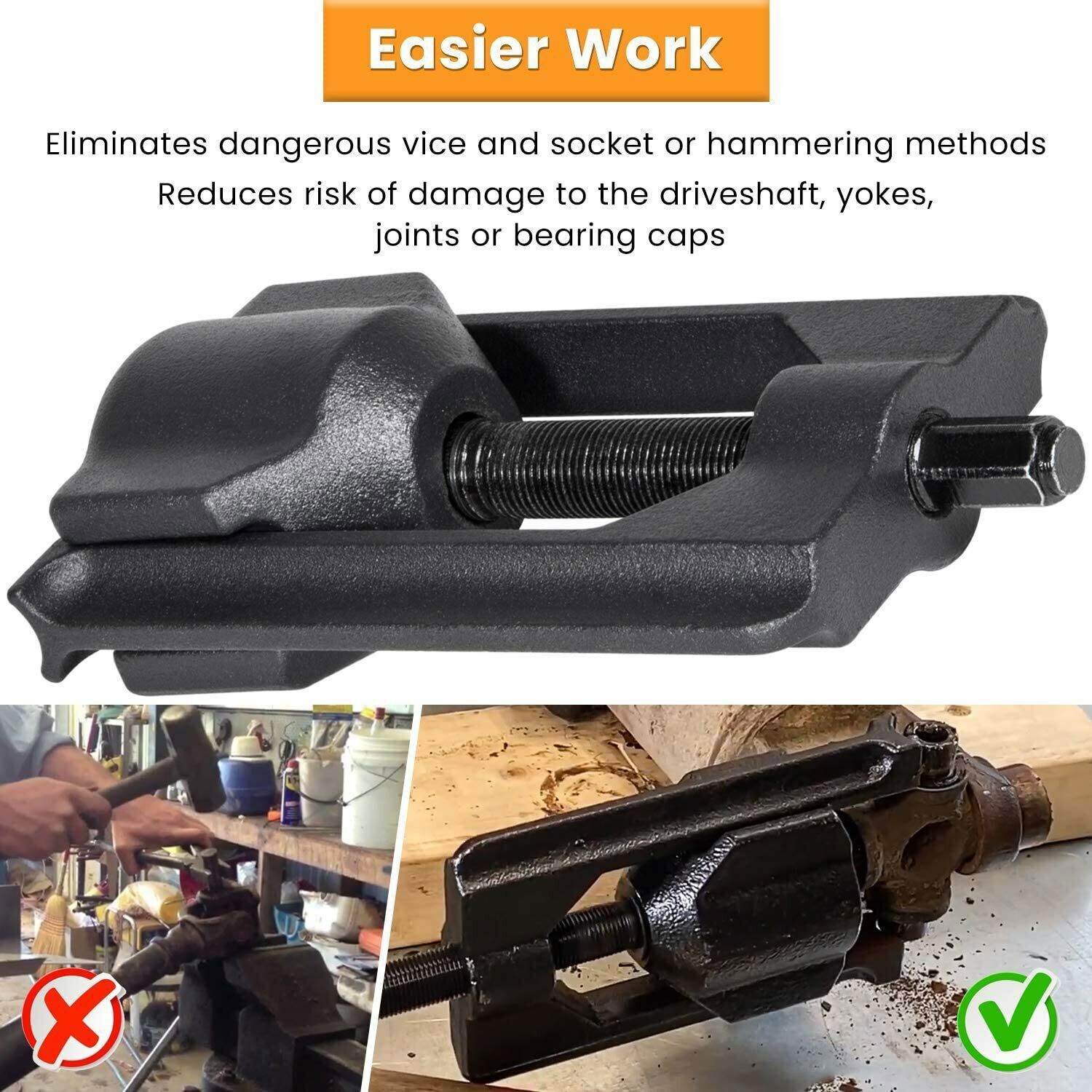10105 U-Joint Puller Press Removal Tool for Light Duty Class 1-3 Universal Small