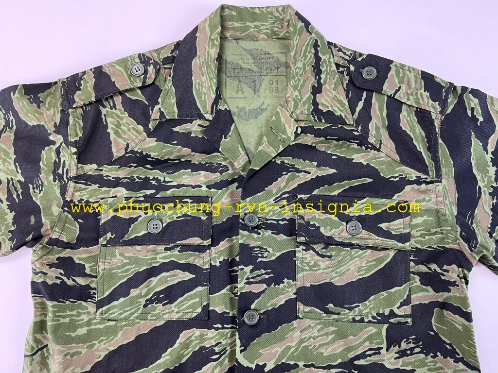 PH ARVN M Jacket South Vietnamese Marines VNMC TQLC Tiger Stripe Sea Wave Camo A