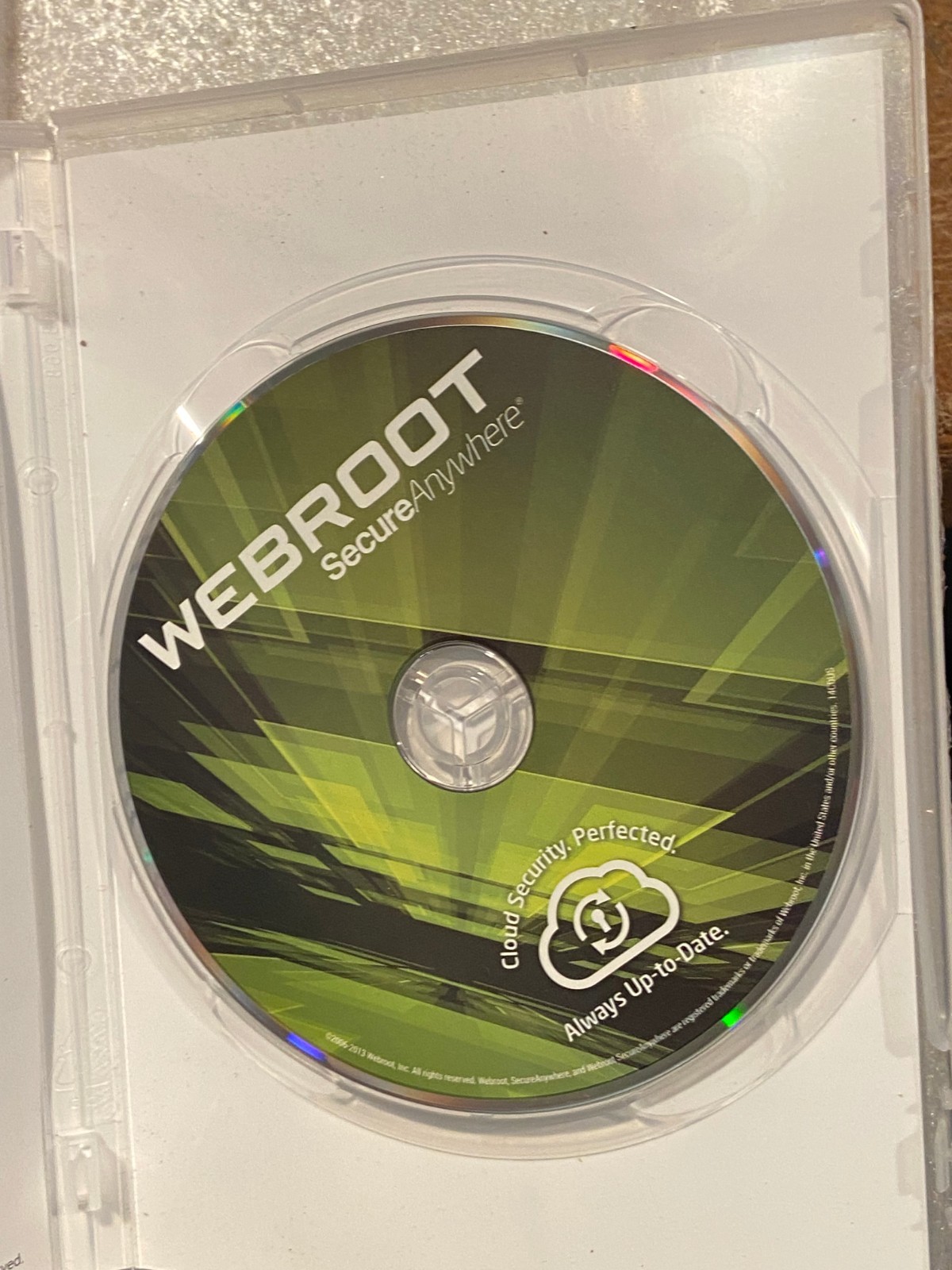 2015 Webroot Internet Security disc Windows, Mac, Android, Ios *Pre-Owned* t2