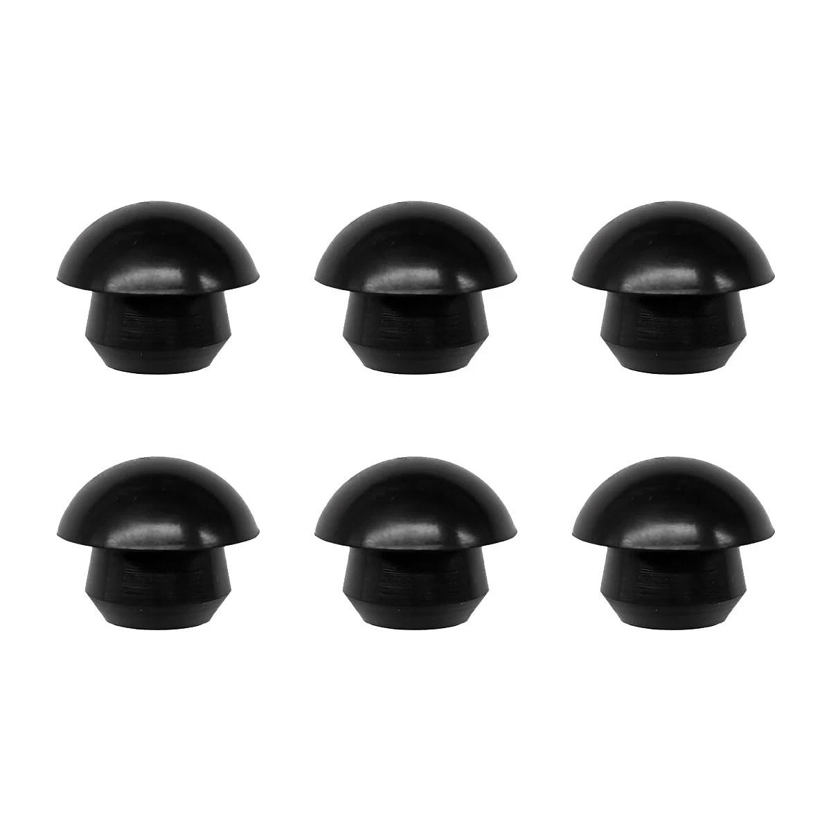 Tuxihapp Bottle Jack Floor Oil Filler Plug, Rubber Hydraulic 6PCS, Black
