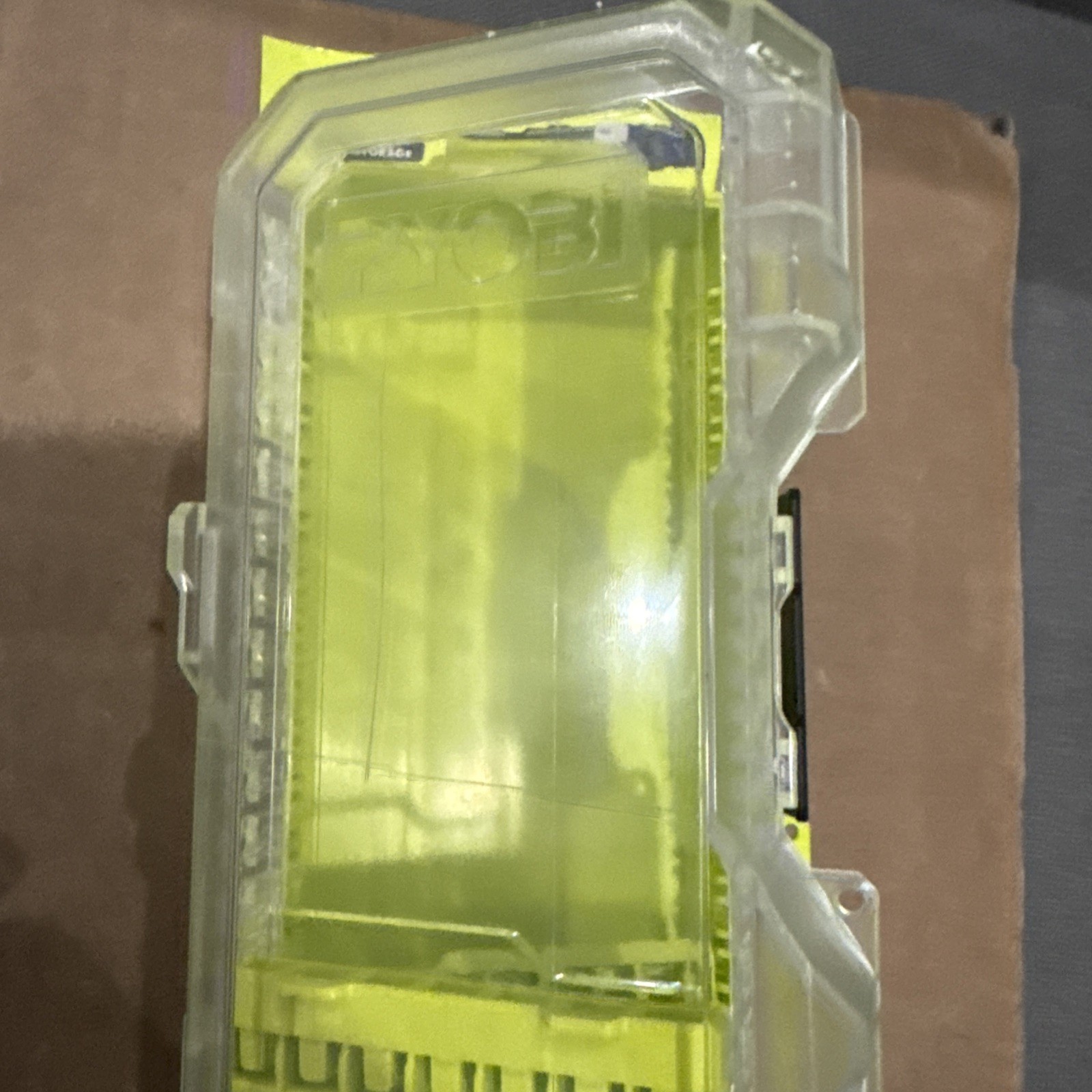 New Empty Ryobi Hard Box Storage Drill Bits Organizer link Wall Sys Compatible