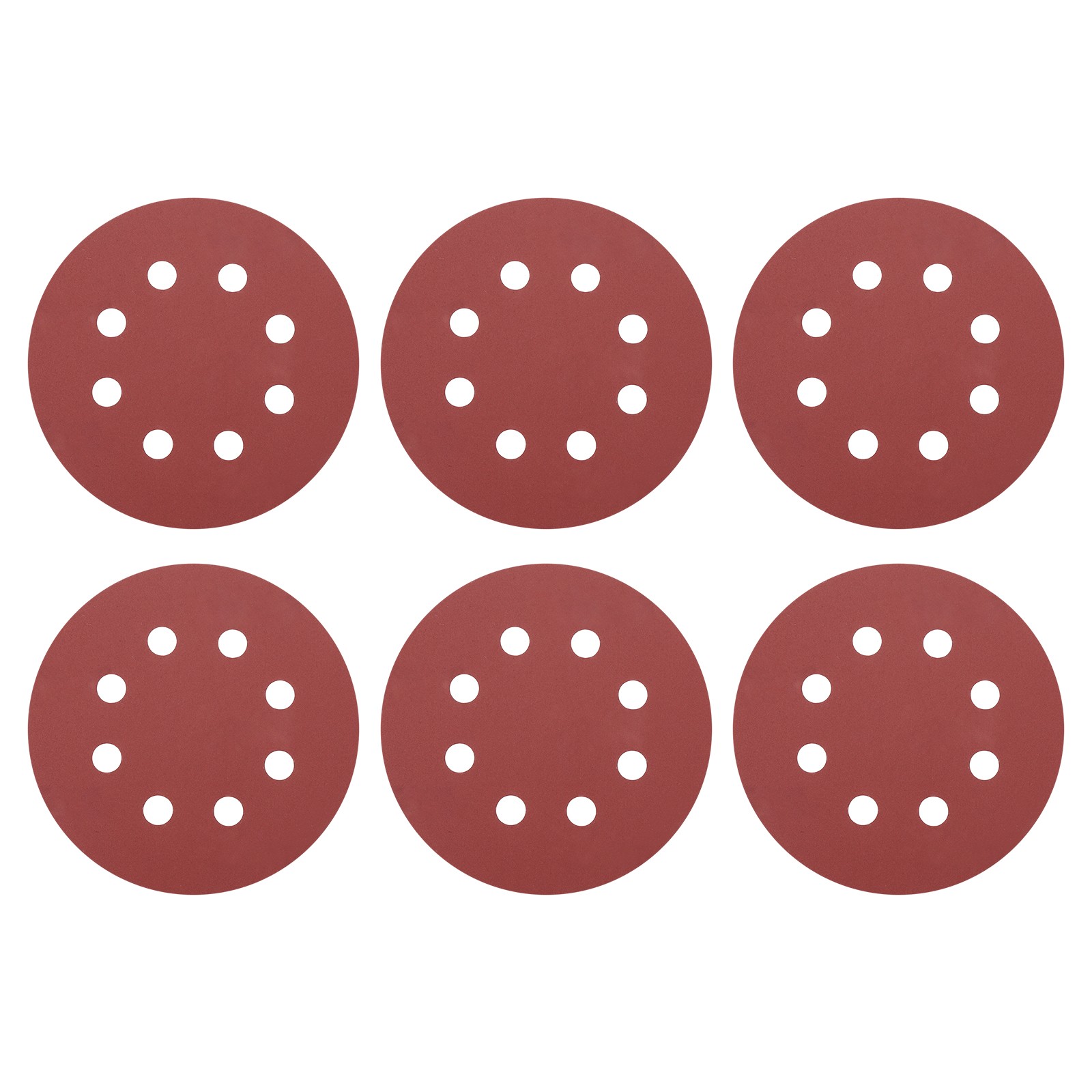 20 Pcs 5 Inch Sanding Disc 8 Hole 1500 Grit Hook and Loop Sandpaper
