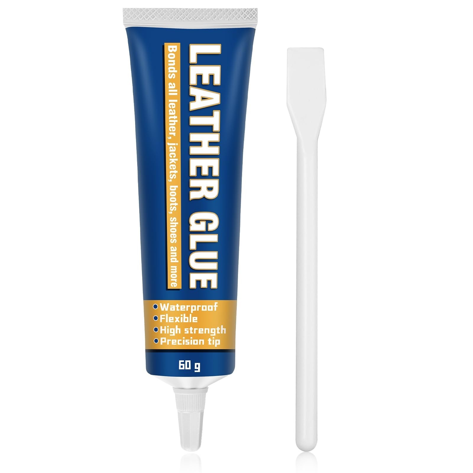 Leather Glue Permanent, 60ml High Strength Leather Adhesive, Waterproof Super...