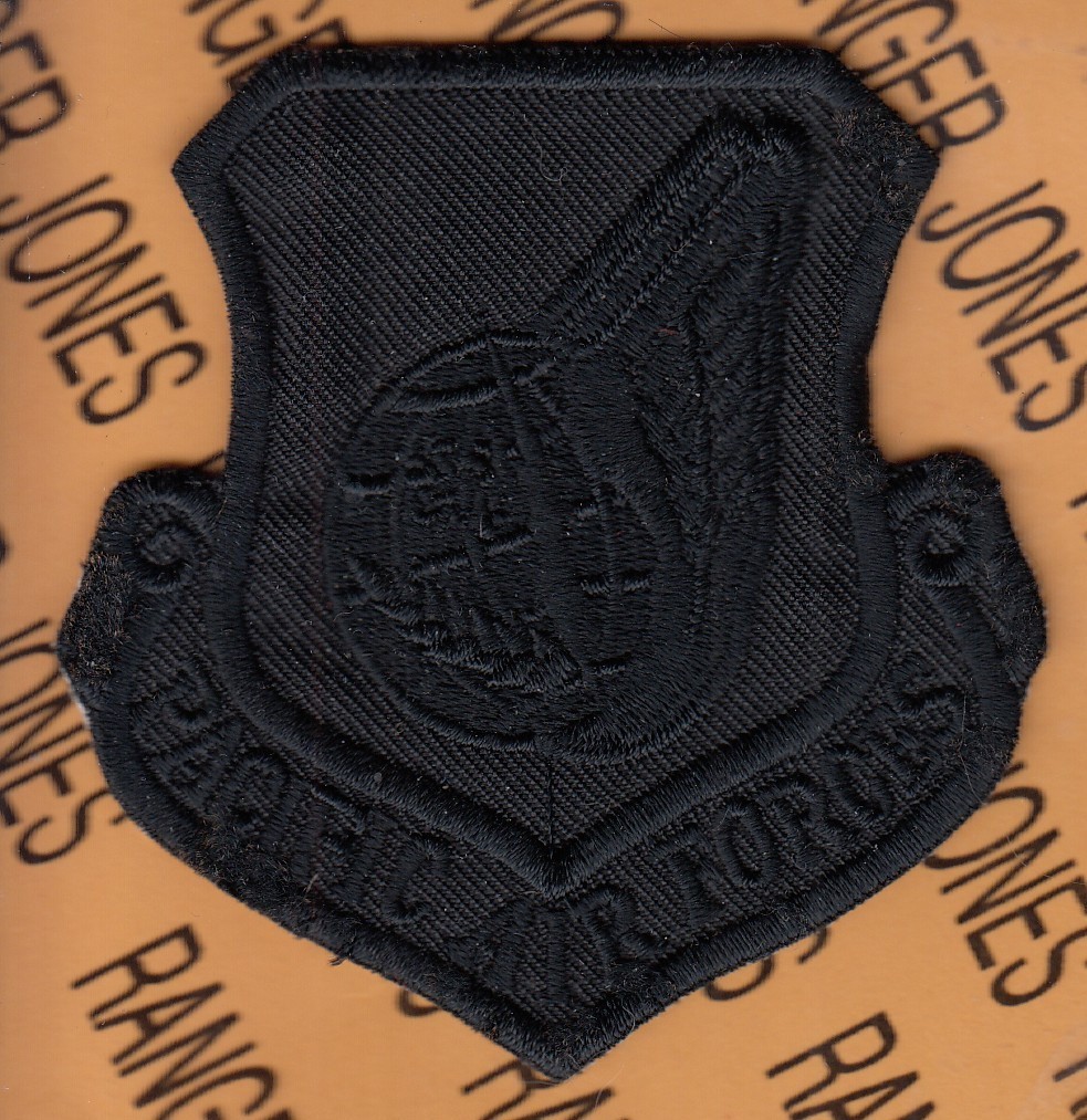 USAF Air Force Pacific Air Forces PAF STEALTH ~3.25" blacked patch c/e