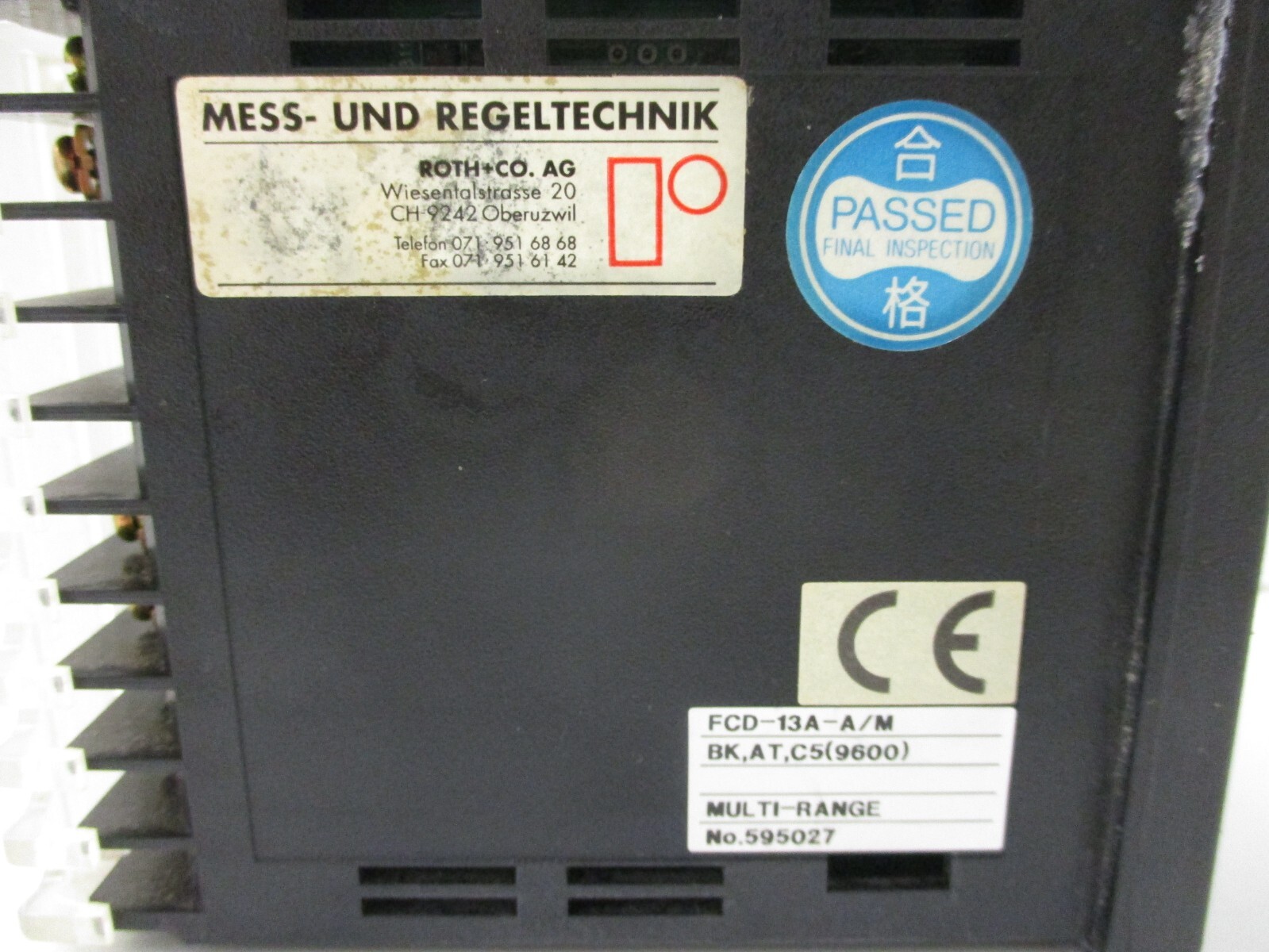 SHINKO FCD-13A-A/M TEMPERATURE CONTROLLER