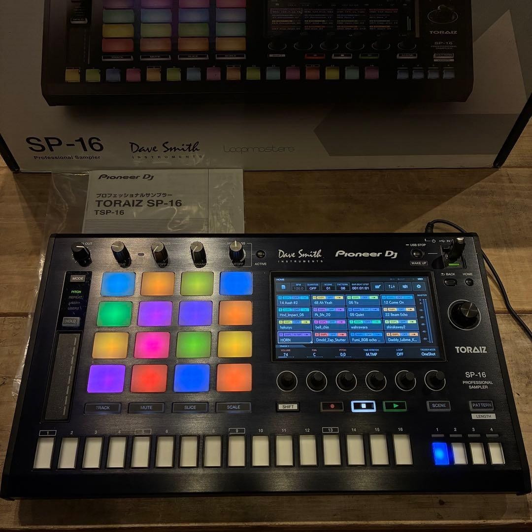 Pioneer TORAIZ SP-16 MIDI Sequencer Drum Machine GOOD!
