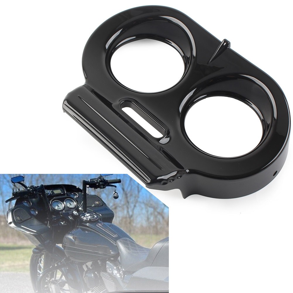 Motorcycle Gauge Cover Nacelle Housing Fairing For Harley Road Glide FLTRX FLTRU