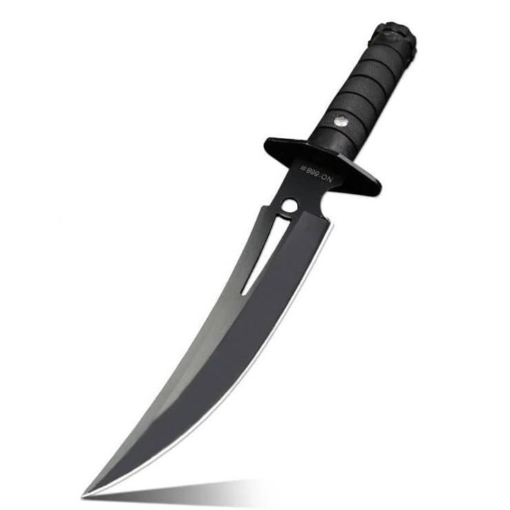 12" Large Curved Dagger Fixed Blade Knife G10 Sheath Hunting Boning Survival EDC