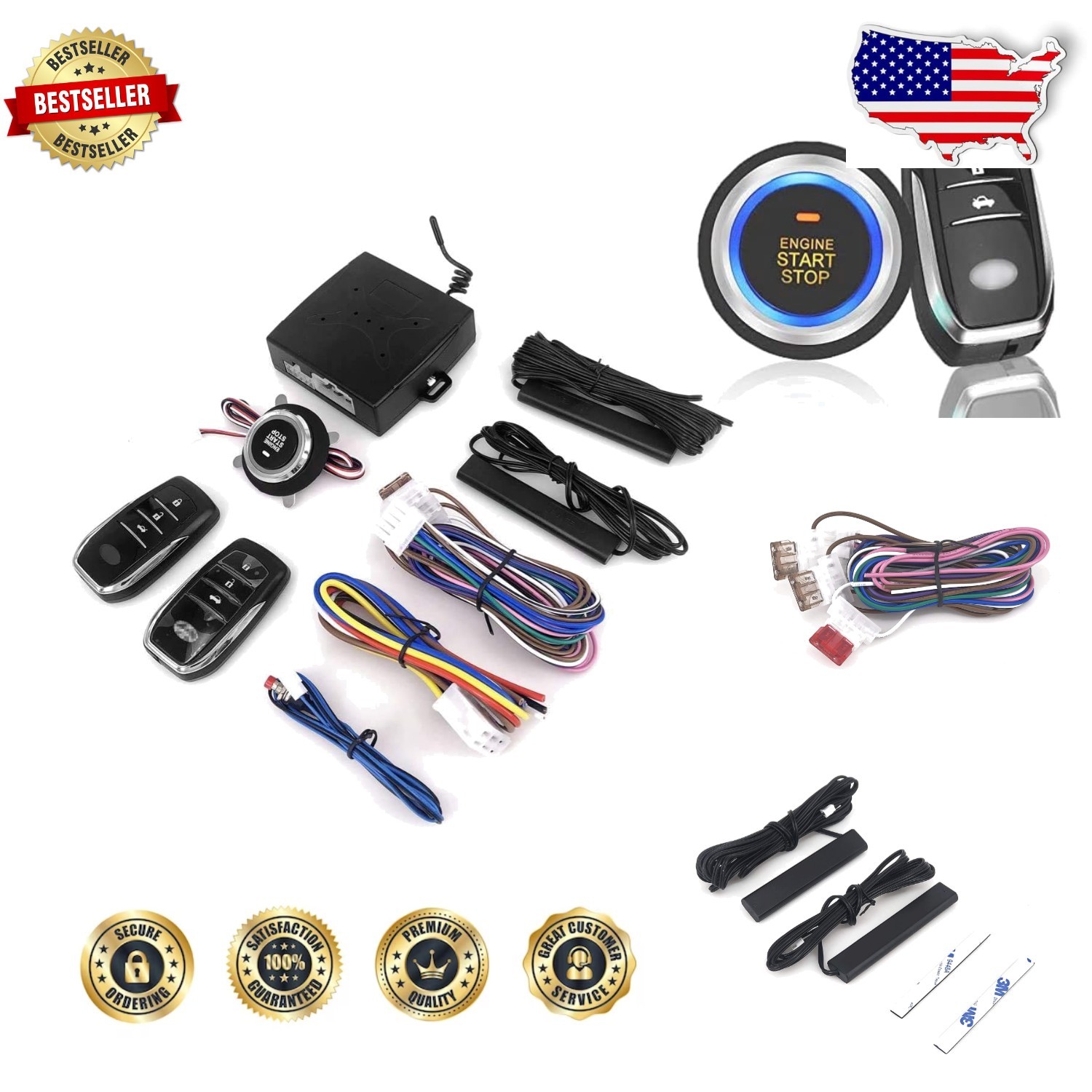Toyota PKE Keyless Entry & Start System - Auto Lock/Unlock