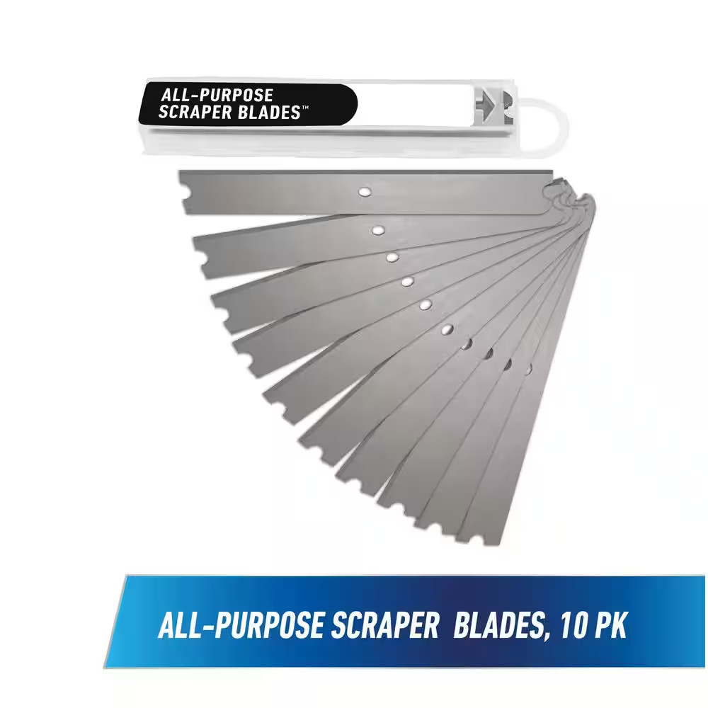 4 In. All-Purpose Stainless Steel Scraper Replacement Blades
