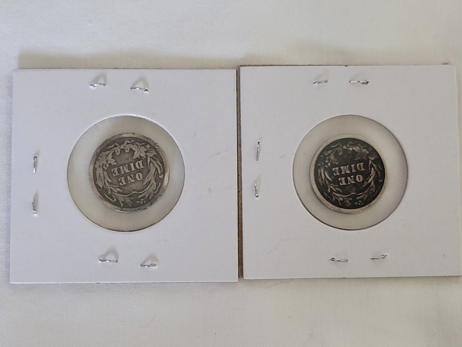 Barber Dimes 1913 and 1916