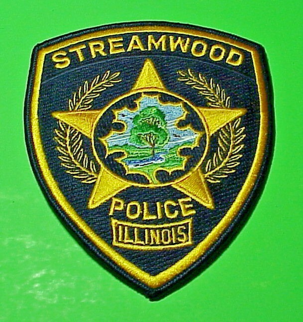 STREAMWOOD  ILLINOIS  IL  POLICE PATCH  FREE SHIPPING!!!