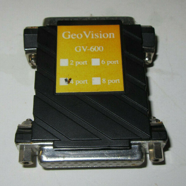 GeoVision GV-600 4 port dongle/adapter DB25 D-sub 25 pin