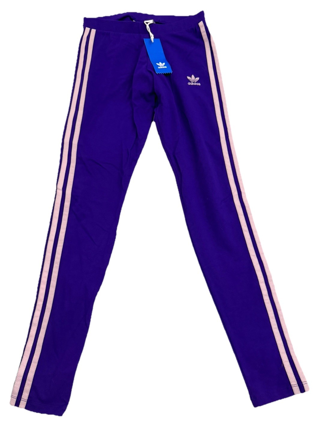 Women's Adidas Originals Leggings Casual Gym Workout Purple Size 8